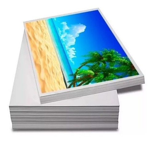 100 Folhas Papel Fotografico Glossy Brilhante 180g Foto A4 