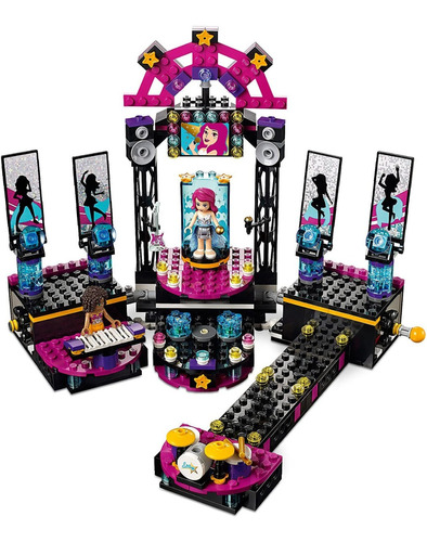 Lego Friends 41105 Pop Star Show Stage Escenario 446 Bigshop