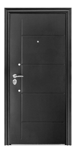 Imagen 2 de 9 de Puerta De Seguridad Exterior Multianclaje Foliada Pvc 70mm