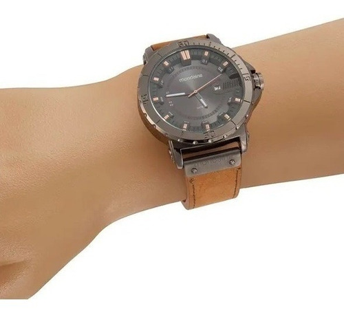 Relogio Mondaine Masculino Pulseira De Couro 99425gpmvsh2