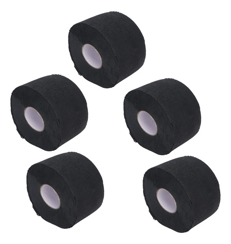 Tiras Desechables Para El Cuello De Barbero, 5 Rollos De Pap
