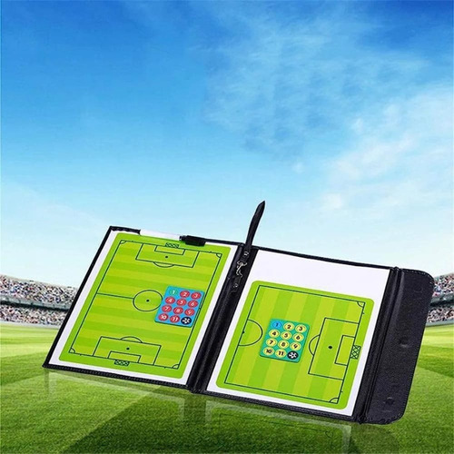 Tablero Táctico Plegable De Futbol Magnético Entrenadores