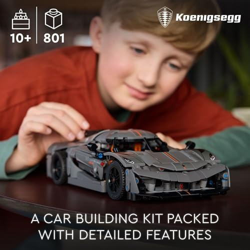 Lego Technic Koenigsegg Jesko Absolut Grey Hypercar, Juego D