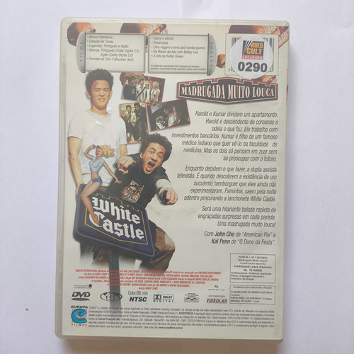 Dvd - Madrugada Muito Louca - Harold And Kumar (Usado)