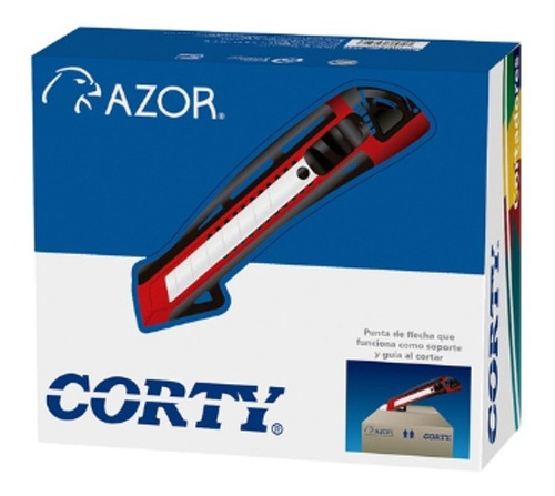 Cutter De Plástico Corty   Caja Con 25 Pz