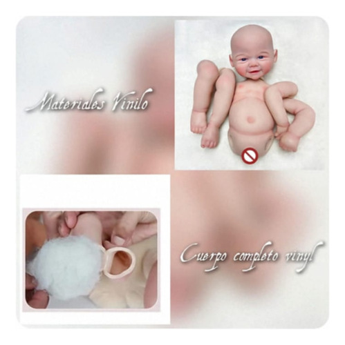 Bebe Reborn Original Muñeca Vinilo Completo 45 Cm Doll Fily