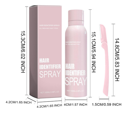 Hair Identifier Spray For Face Shavingface Hair Identifier