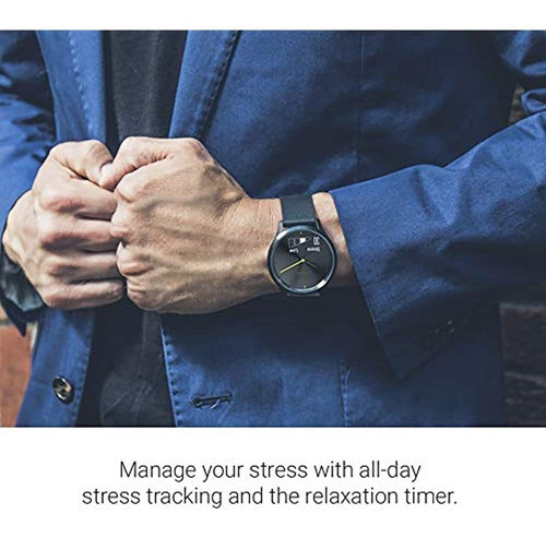 Imagen 5 de 5 de Garmin Vivomove Hr, Reloj Inteligente Hibrido Para Hombres