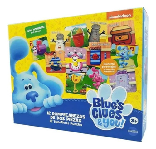 Las Pistas De Blue 12 Puzzle Grande 2 Piezas .. En Magimundo