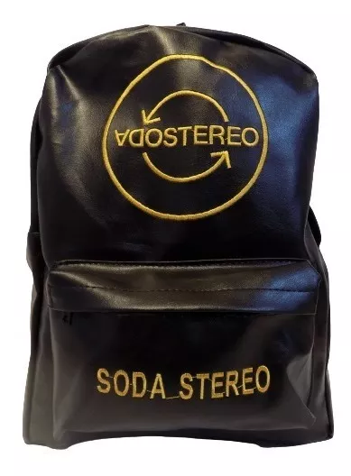  Mochilas De Cuero Soda Stéreo Cerati Bordada Que Sea Rock