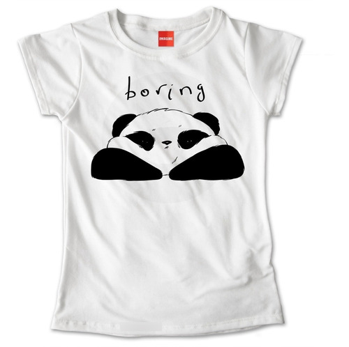 Blusa Dama Niña Oso Panda Boring Animales Playera #763