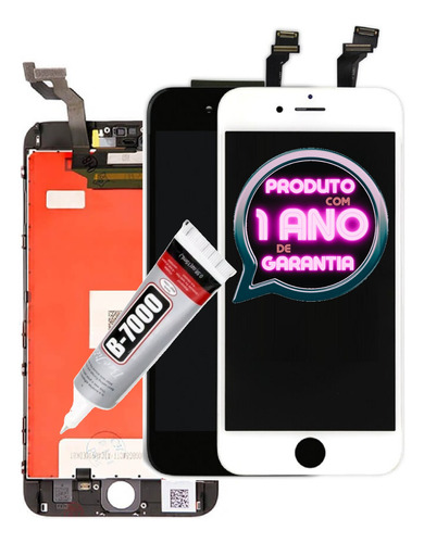 Frontal Para iPhone 6g A1549 A1586 Tela Display Lcd + Cola!