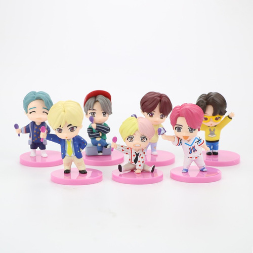 Imagen 2 de 10 de 7 Piezas Bangtan Boys Groups Figuras De Acción 7ª Generación