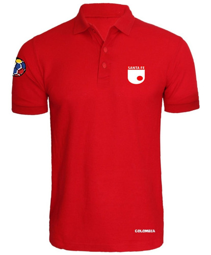 Camiseta Tipo Polo Independiente Santafe Futbol T-shirt Polo