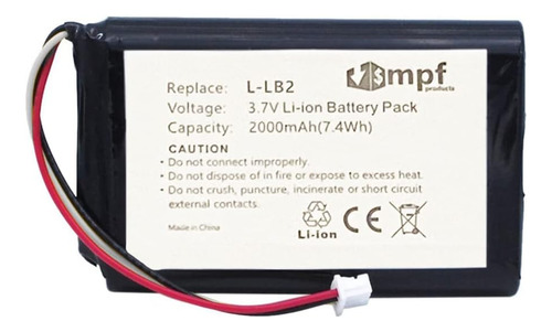 Mpf Products 2000mah Nta2253 L-lbb000 Batería Repuesto Con