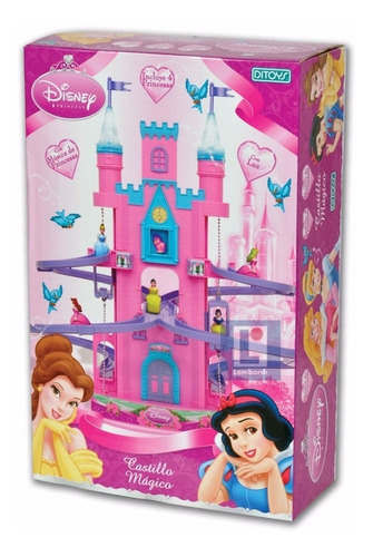 Castillo Magico Princesas Disney Ditoys Con Luz Y Sonido