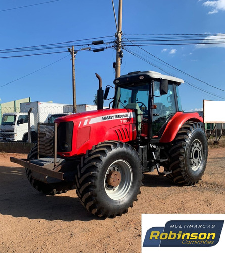 Trator Massey Ferguson 7180 4x4 2016 Cabinado Completo