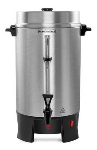 Percoladora De Café Black+decker De 100 Tazas Plateada, Cmu1