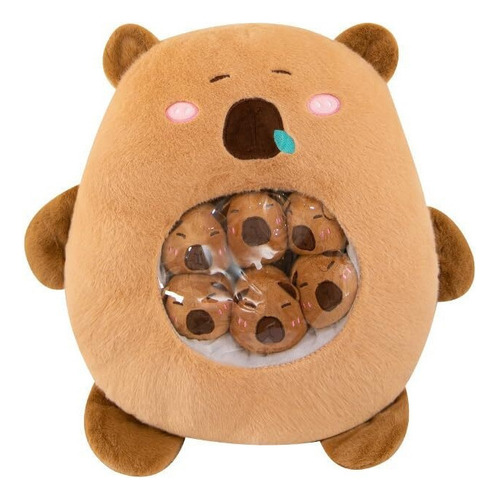2024 New Linda Almohada De Peluche De Capibara Marrón 2025