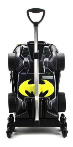 Imagem 4 de 8 de Mochilete Batman Batmovel 3d Maxtoy Diplomata 3805pm19