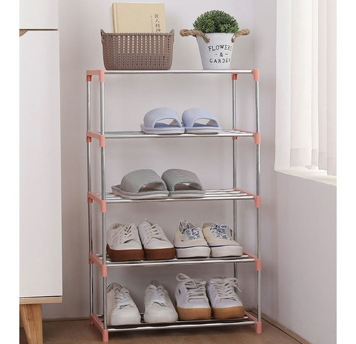 Imagen 2 de 9 de Organizador De Zapatos Fácil Transportar 5 Capas Zapatero