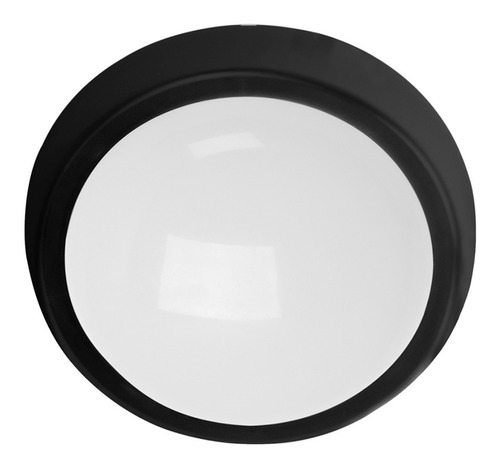 Lámpara Sobreponer De Techo Led Estevez 12w Color Negro