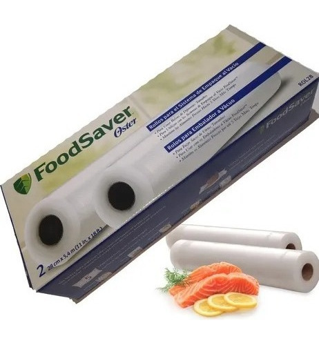 2 Rollos De Envasado Al Vacío Foodsaver® 28cm Oster Original