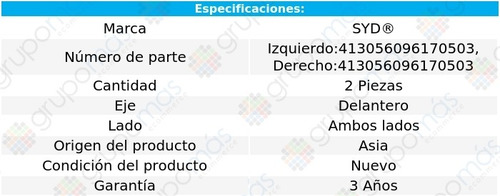 2 Mazas Del Chevrolet Spark 11 Al 15 Syd