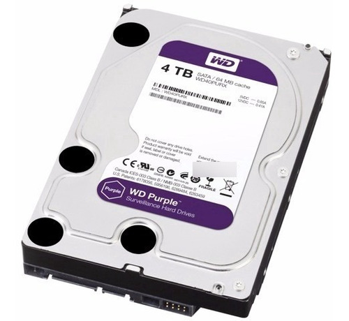 Disco Duro Western Digital 4tb Para Dvr Wd40purz