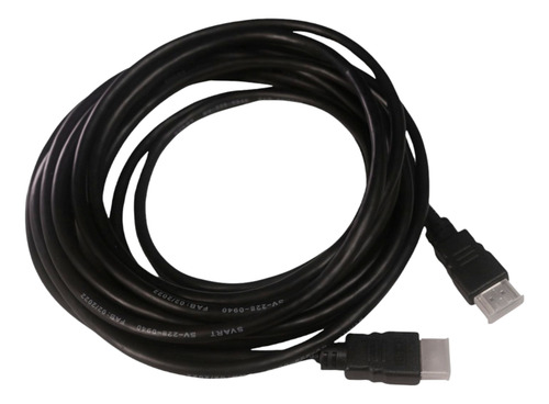 Cabo Hdmi 4k 1.5 Metros Conector Som Imagem Tv Preto Svart