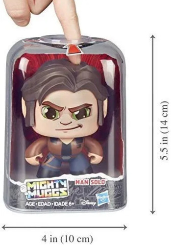 2 Figuras Mighty Muggs Star Wars Qi'ra Y Han Solo