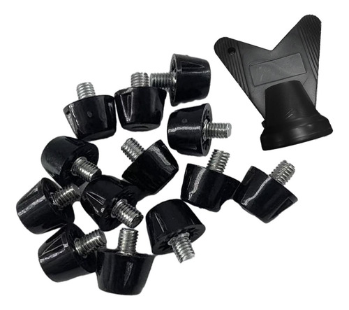 12x Para Botas De Fútbol Con Llave, Zapatos De Pista