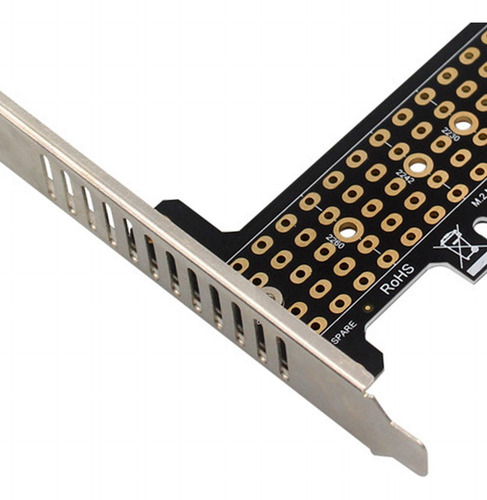 2 Adaptador M.2 Nvme Ssd A Pcie X1 Tarjeta De Altura