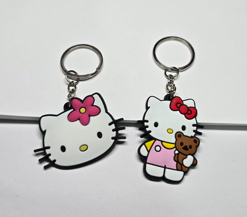 Llavero Hello Kitty Llaveros Hello Kitty Pack 2 Pcs Blanco