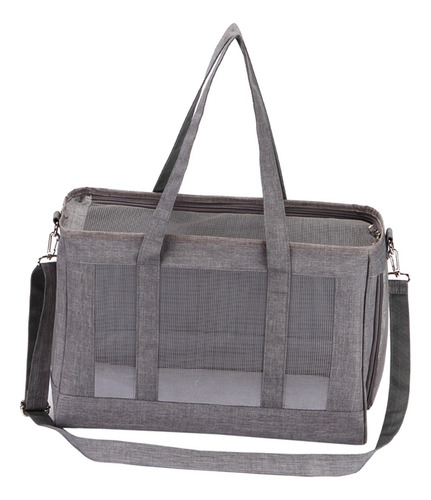 Bolsas De Transporte Para Cachorros Portador De Viaje Gris L