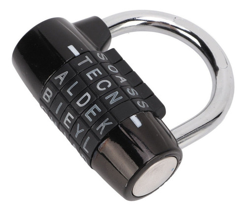 Lockers Candado 5 Letras Candado Combinación Antirrobo Zinc