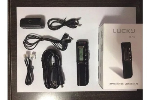 Gravador De Voz Digital 8gb Lucky Frete Gratis