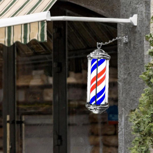 Luz De Poste De Peluquero, Montaje En Pared Impermeable, Luz