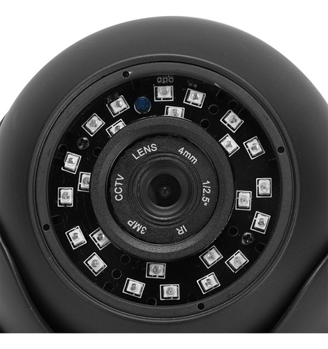 Cámara Infrarroja Negra De 1080p, Domo Y Sistema Pal Para Ex