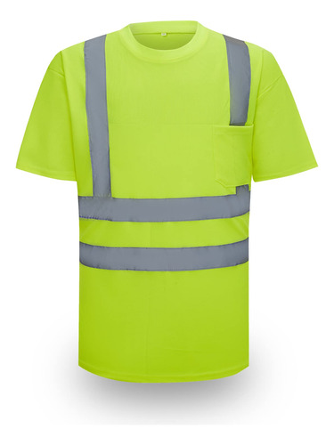 Camiseta Reflectante Alta Visibilidad Sife Tira Ansi Hi Vis