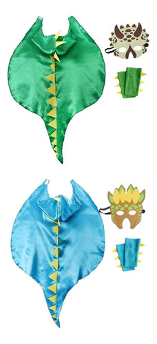 Disfraz De Dinosaurio De Dibujos Animados De 2 Piezas