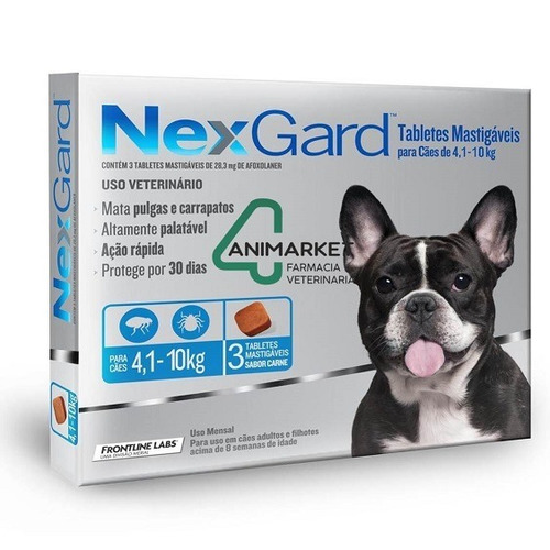 Nexgard 4- 10 Kg Por 3 Tabletas Oferta