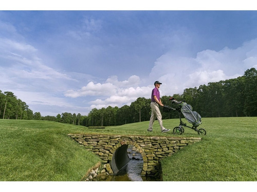 Imagen 6 de 6 de Buke Golf Carro Bag Boy Nitron 3 Ruedas Plegable