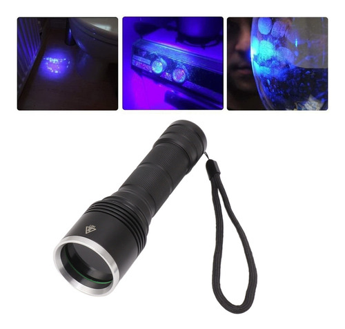 Detector De Linterna De Luz Negra 365nm Uv Blacklight Usb