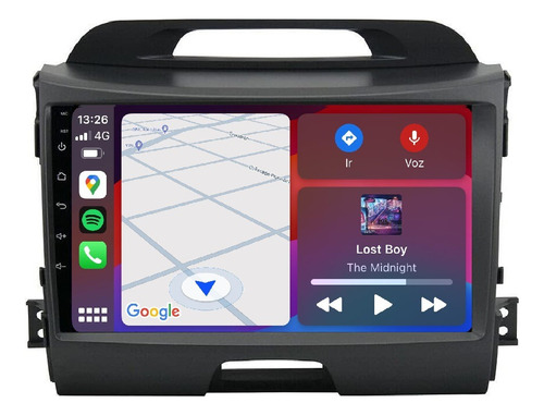Stereo Android Para Hd Kia Sportage 2010 - 2015 4+64 Carplay