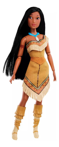 Boneca Pocahontas Com Troca De Roupa Disney Classic