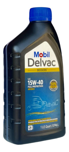 Aceite 15w-40 Semi Sintético Mobil Delvac