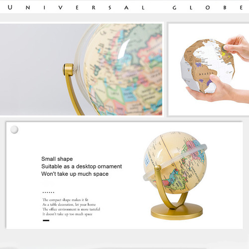 Globe Mini Mapamundi Edición En Inglés Escritorio Tierra Gir
