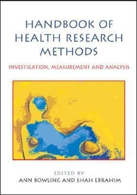 Handbook Of Health Research Methods: Investigation, Measu...