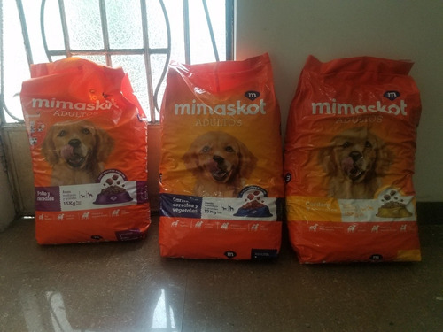 Mimaskot 15kg Alimento Para Perros Sabores Variados Delivery